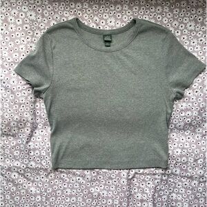 Ribbed Knit Crop Top